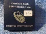 1987 U.S. SILVER EAGLE BU IN GIFT BOX