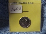 1888 SEATED DIME UNC