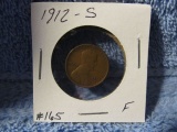 1912S LINCOLN CENT F