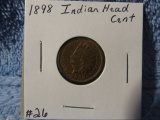 1898 INDIAN HEAD CENT BU