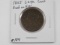 1855 LARGE CENT (KNOB ON EAR VARIETY) XF