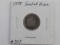 1875 SEATED DIME VG
