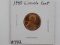 1940 LINCOLN CENT BU RED