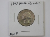 1943 WASHINGTON QUARTER XF