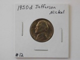 1950D JEFFERSON NICKEL (KEY DATE) BU