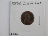 1956D LINCOLN CENT BU