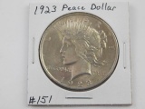 1923 PEACE DOLLAR UNC