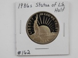 1986S STATUE OF LIBERTY COM. HALF PF