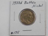 1938D BUFFALO NICKEL BU