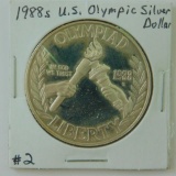 1988S U.S. OLYMPIC SILVER DOLLAR PF