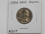 1971D WASHINGTON QUARTER BU