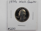 1974S WASHINGTON QUARTER PF