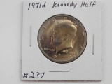 1971D KENNEDY HALF BU