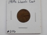 1909S LINCOLN CENT (MINT ERROR) F