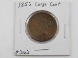 1856 LARGE CENT (NICE) XF