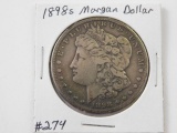 1898S MORGAN DOLLAR F+