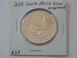 2018 SOUTH AFRICA 1-OZ. SILVER KRUGERRAND BU