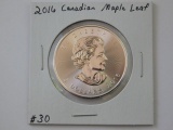 2016 CANADIAN SILVER MAPLE LEAF BU