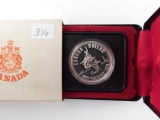 1975 CANADIAN CALGERY SILVER DOLLAR IN HOLDER PF