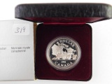 1981 CANADIAN TRAIN SILVER DOLLAR IN HOLDER