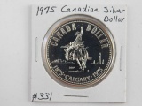 1975 CANADIAN (CALGARY) SILVER DOLLAR BU