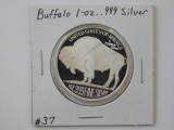 BUFFALO 1-OZ. .999 SILVER ROUND PF