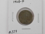 1928D BUFFALO NICKEL VF