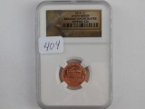 2010 LINCOLN CENT NGC UNOIN SHIELD BU