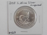 2018 SOUTH AFRICA 1-OZ. SILVER KRUGERRAND BU