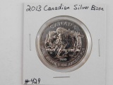 2013 CANADIAN SILVER BISON BU