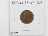 1909VDB LINCOLN CENT F