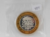 1997 GRAND CASINO .999 SILVER GAMING TOKEN
