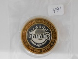 HARRAH'S .999 SILVER GAMING TOKEN