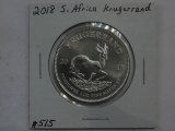 2018 SOUTH AFRICA 1-OZ. SILVER KRUGERRAND BU