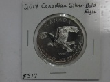 2014 CANADIAN SILVER BALD EAGLE BU