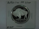 BUFFALO 1-OZ. .999 SILVER ROUND PF