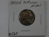 1950D JEFFERSON NICKEL BU