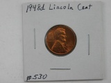 1948D LINCOLN CENT BU