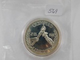 1988S U.S. OLYMPIC SILVER DOLLAR PF