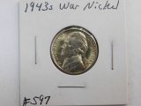 1943S JEFFERSON WAR NICKEL BU