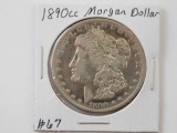 1890CC MORGAN DOLLAR F