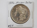 1886 MORGAN DOLLAR UNC-CLEANED