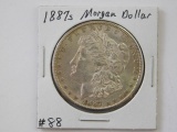 1887S MORGAN DOLLAR BU