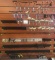 Super large lot of slat wall hooks, and specialty hooks, including several instrument hooks