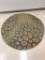 Round area rug, approx 58 inches across