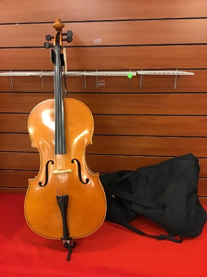 Used Glaesel 4/4 Cello CE42, has nicks and dings but still usable