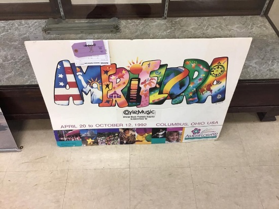 Coyle Music Ameriflora poster 35 inches long