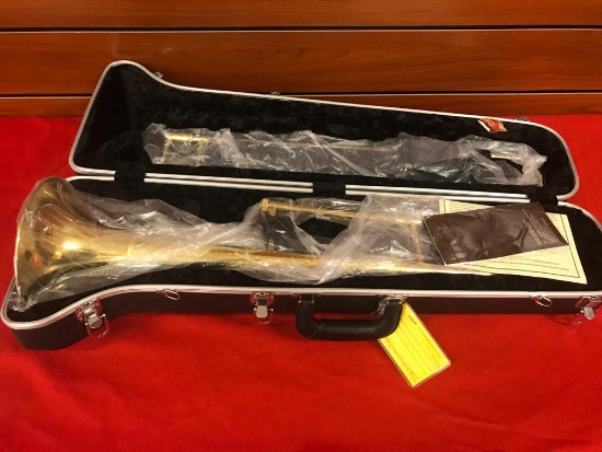 Antiqua VOSI Trombone, with hard side case, TB2211LQ, appears to be NEW