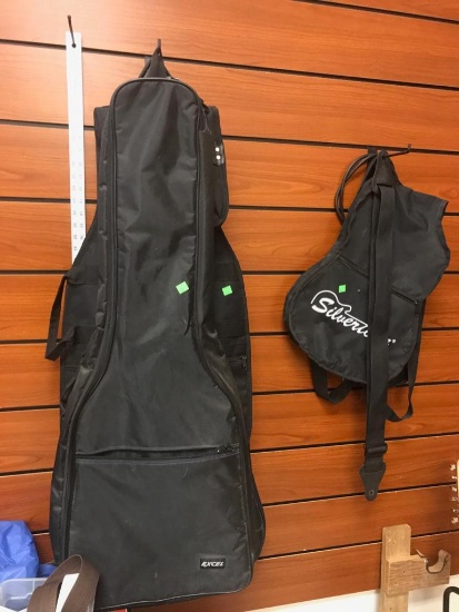 4 soft sided guitar cases/ backpacks
