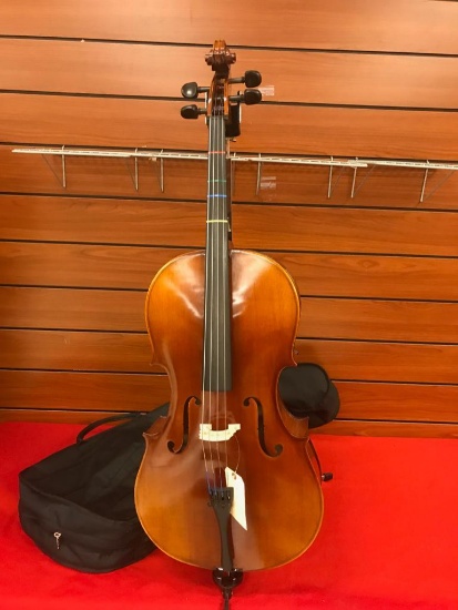 Martin Arkwood "Wayne" Cello Model #110C 3/4 with backpack case and bow